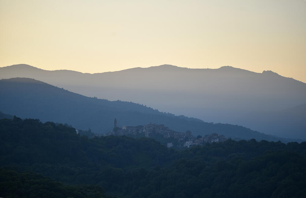 La région de Folelli dans la commune de Penta di Casinca en Corse